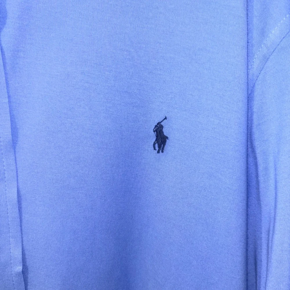 Polo Ralph Lauren Blue 100% Cotton Casual Long Sleeve Button Up Shirt